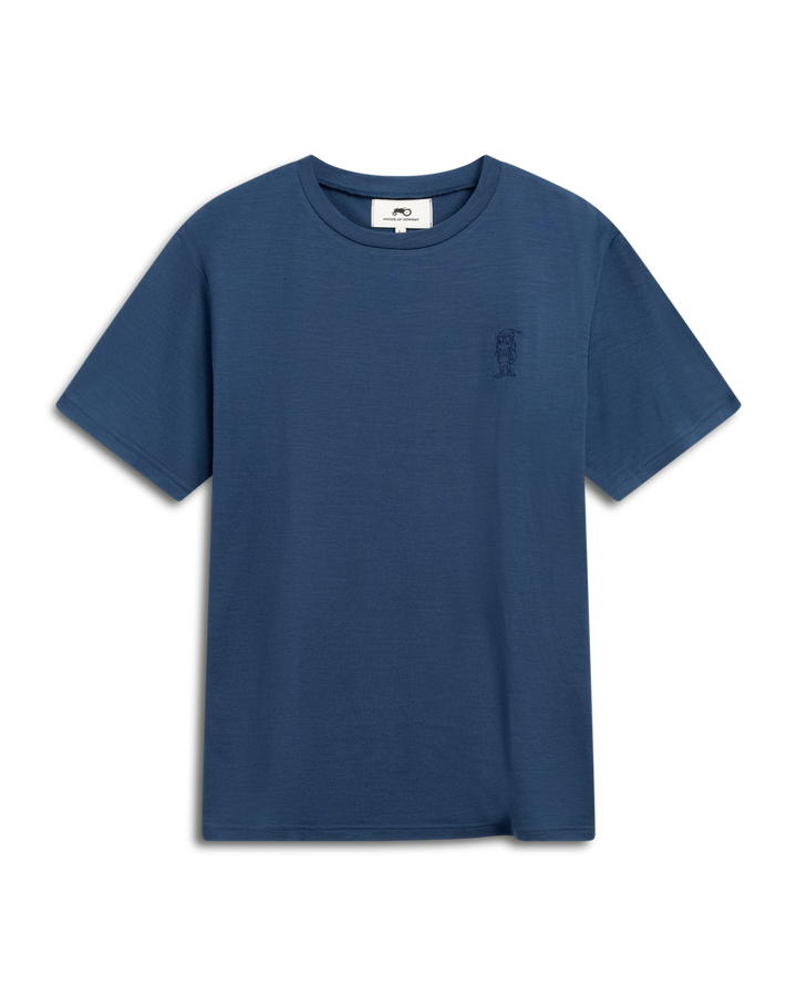 Wool Tee Blue