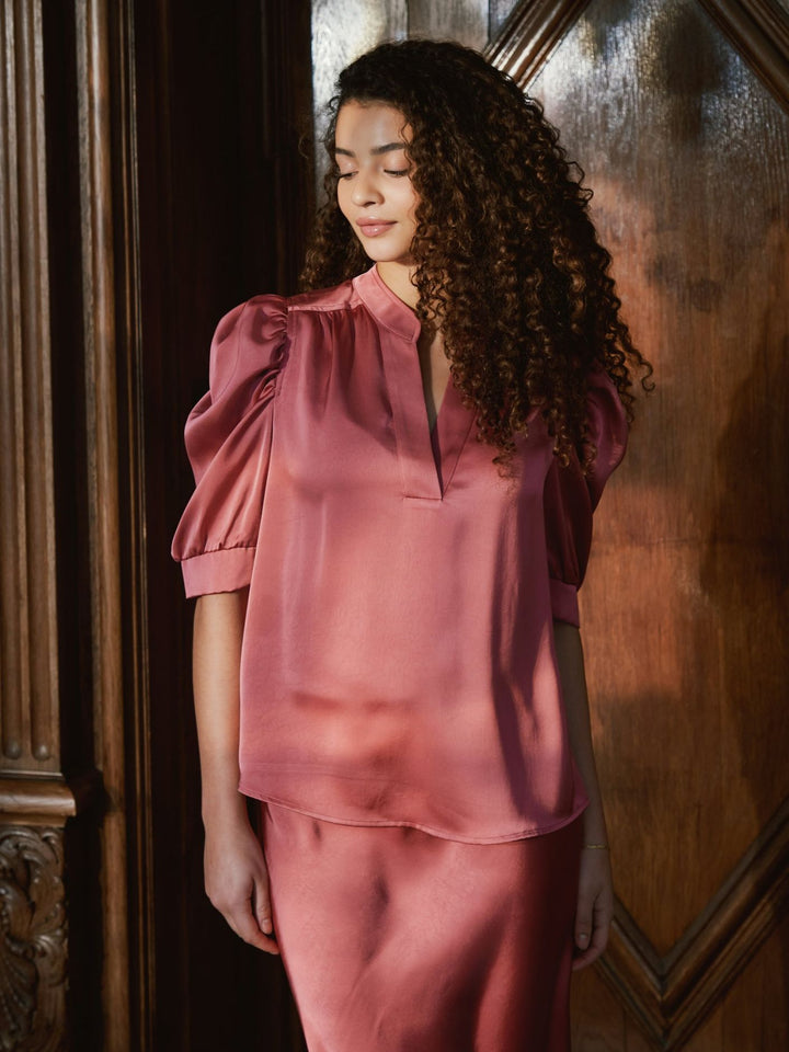 Roella Heavy Sateen Blouse