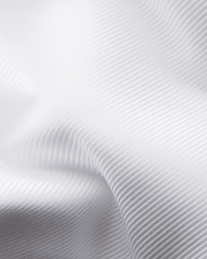 Contemporary Solid Textured Twill Shirt