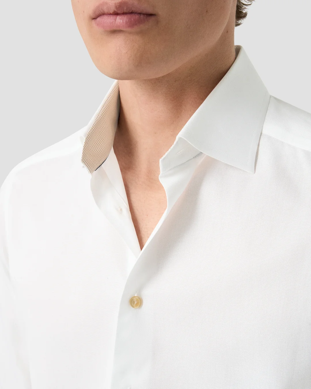 Slim Semi Solid Effect Shirt