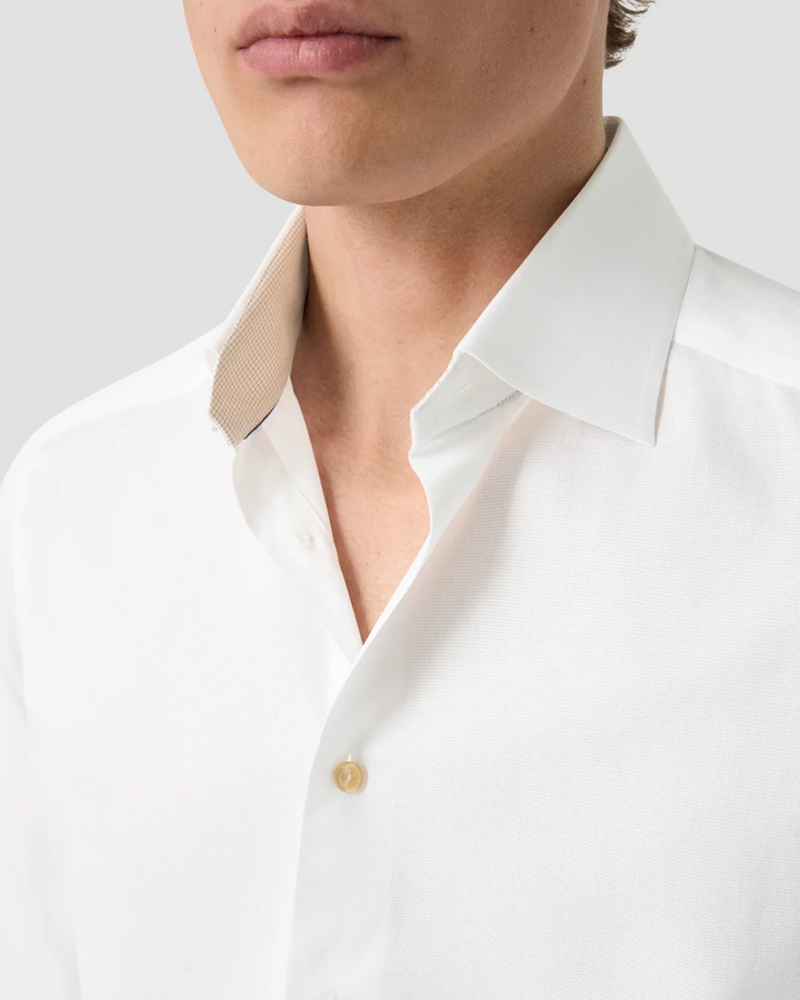 Slim Semi Solid Effect Shirt