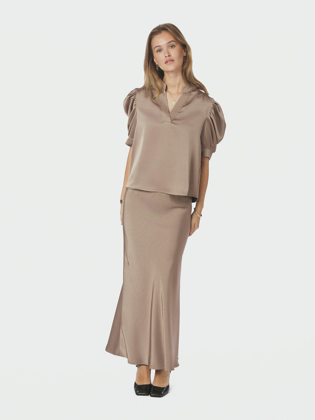 Roella Heavy Sateen Blouse