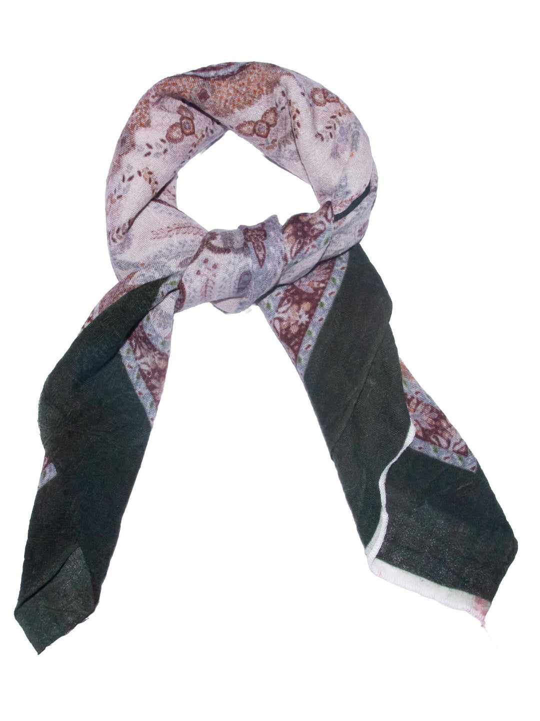Skjerf Ull Paisley 85x85