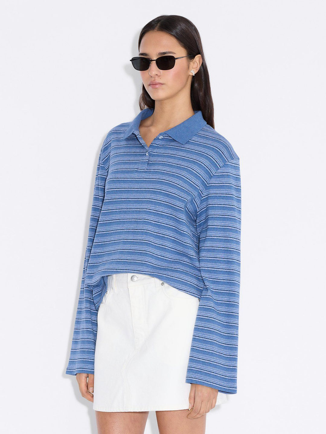 Sunny Polo Blue Stripe