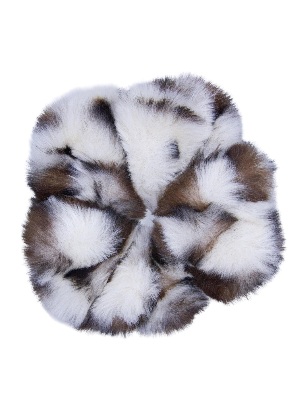 Hårstrikk Fake fur m/dyrprint
