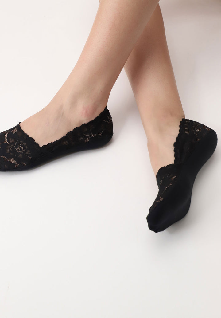 Lacy No-Show Socks