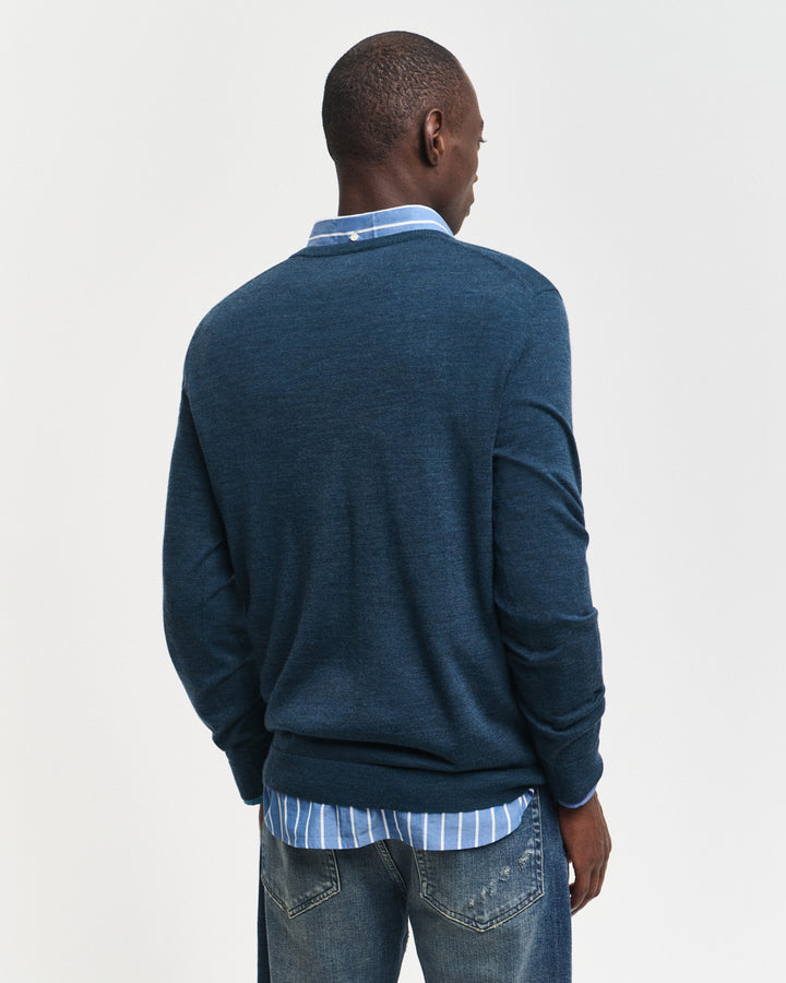 Extrafine Merino Wool V-Neck