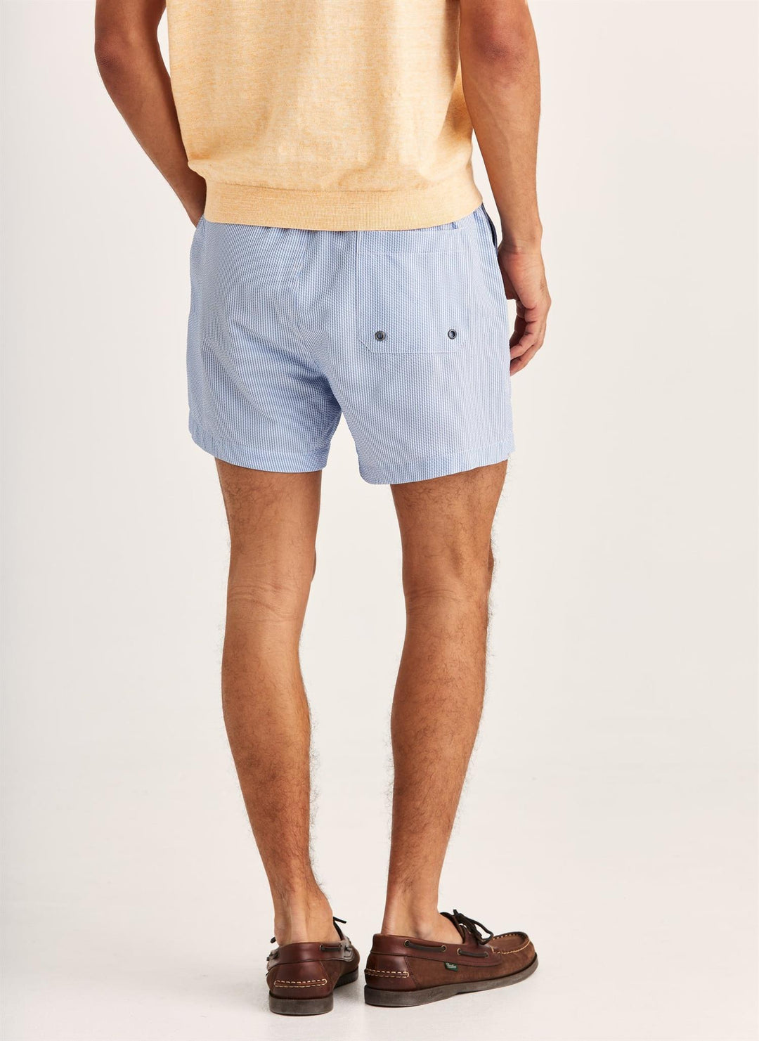 Morris Seersucker Bathing Trunks