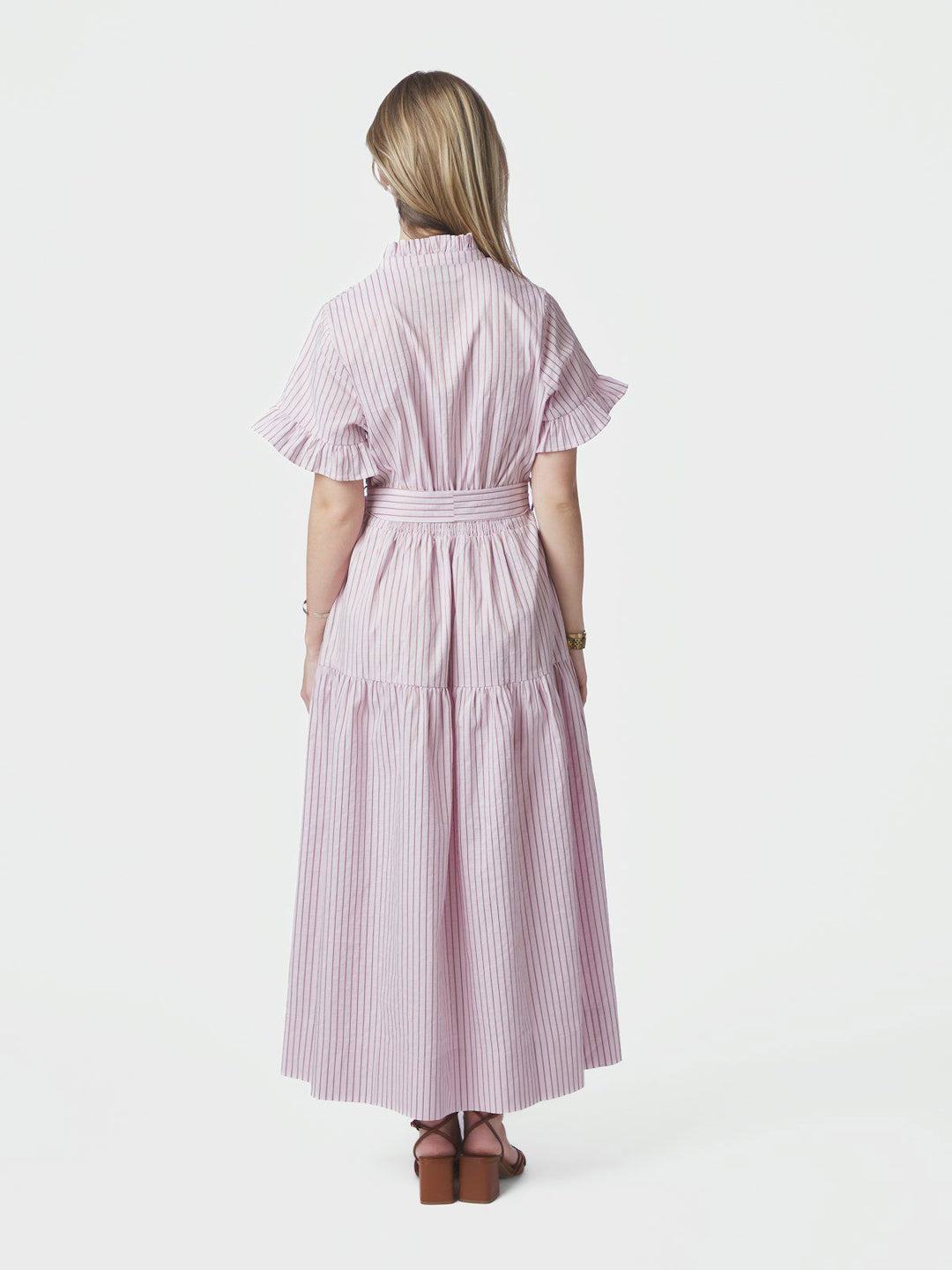Nessie Structure Stripe Dress