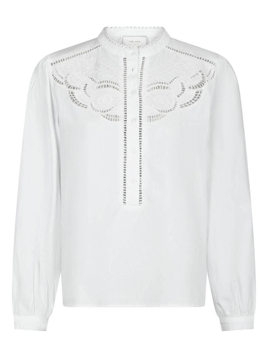 Aneliah C Poplin Emb Blouse