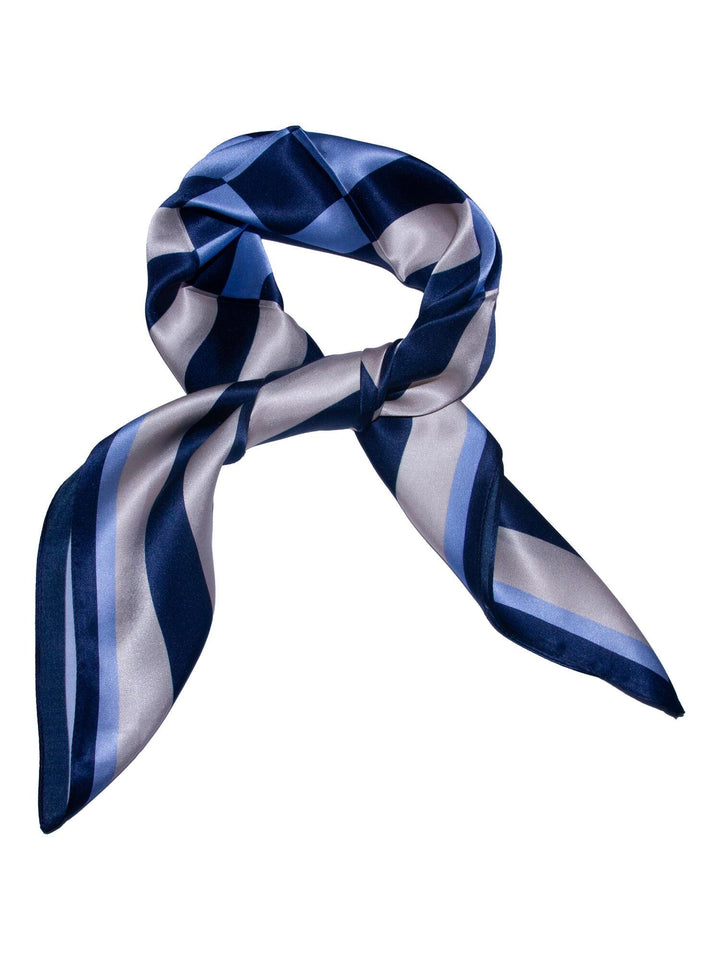 Skjerf geometrisk SILKE 65x65cm