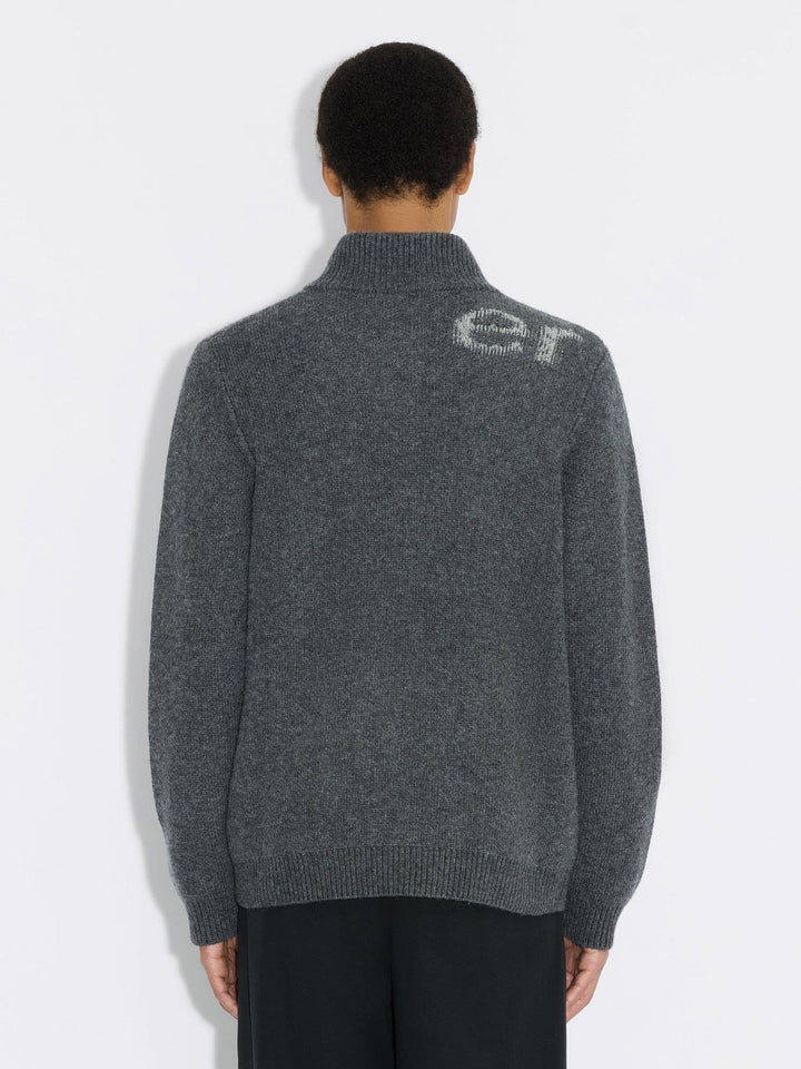 Haza Logo Zip Cardigan