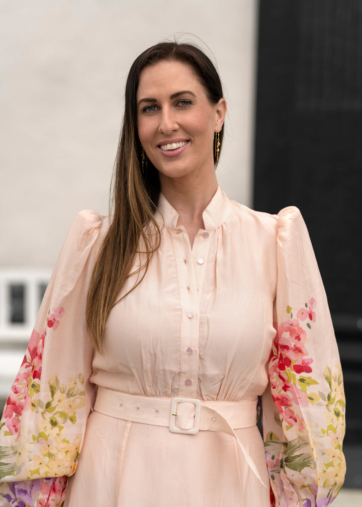 Organza Belt Dress