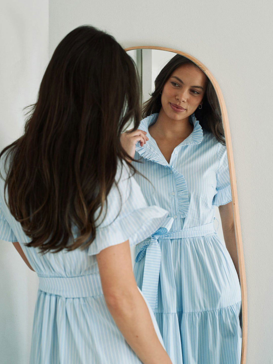 Nellie Soft Stripe Dress
