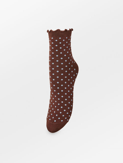 Dotted Frilla Short Sock