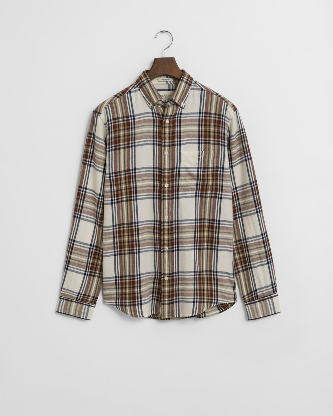 Regular Windblown Flannel Check Shirt