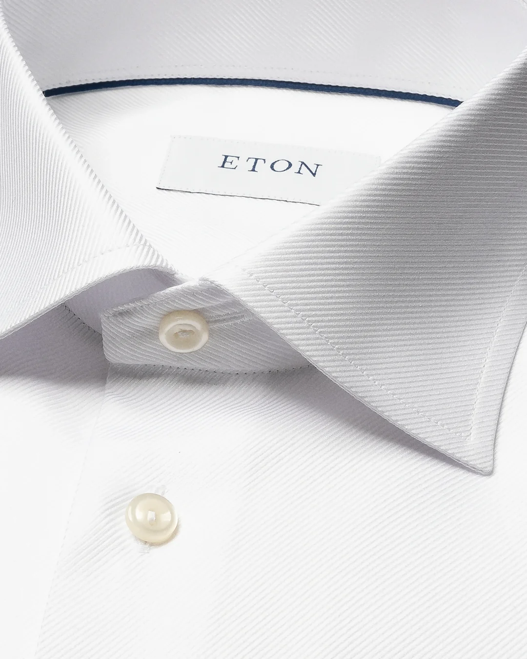 Contemporary Solid Textured Twill Shirt