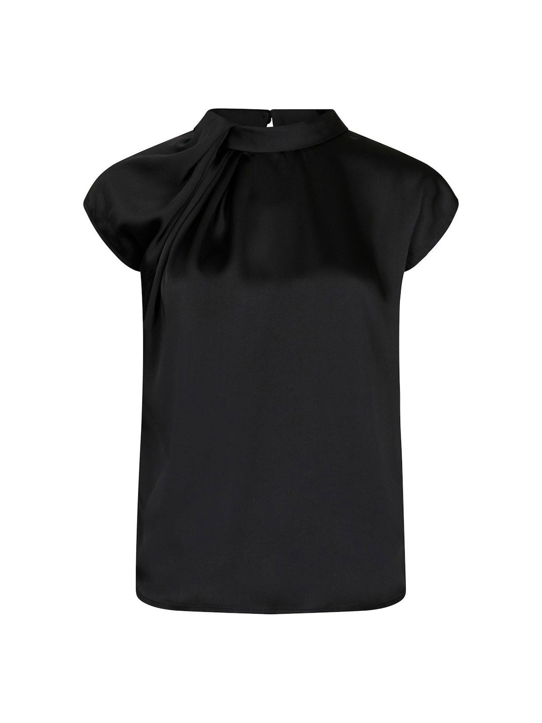 Fleur Drapy Satin Blouse
