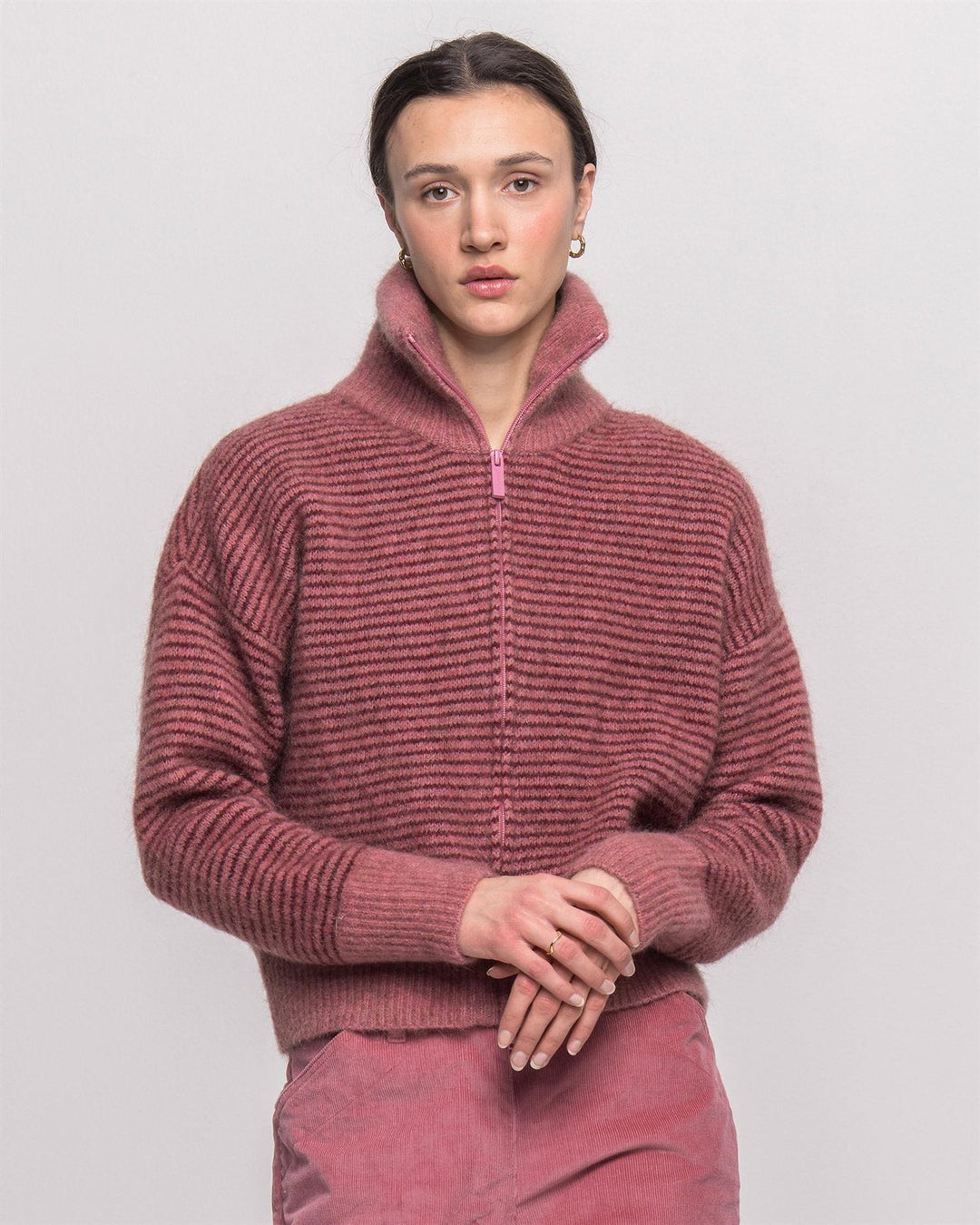 Suzy stripe mohair Cardigan