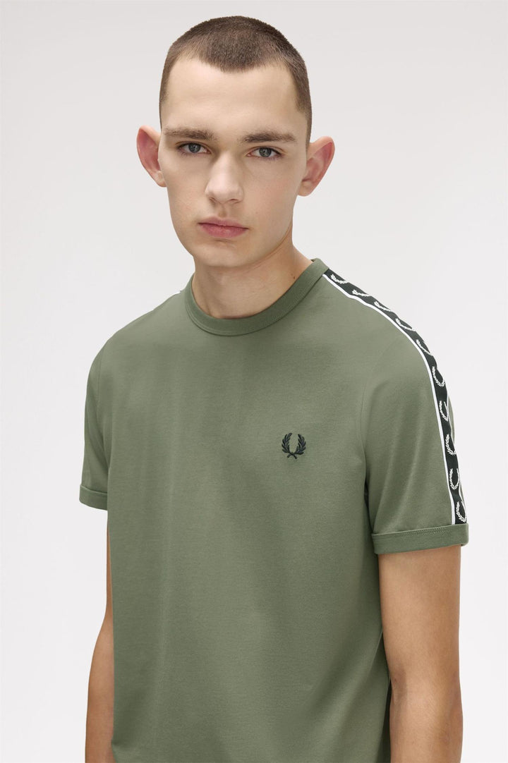 CONTRAST TAPE RINGER TEE