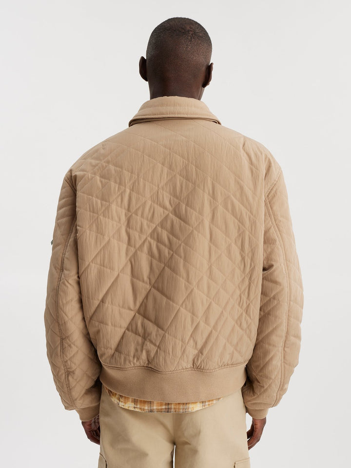 Lark Quilted Bomber Jacket