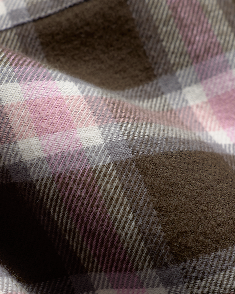 Green Pink Check Shirt R