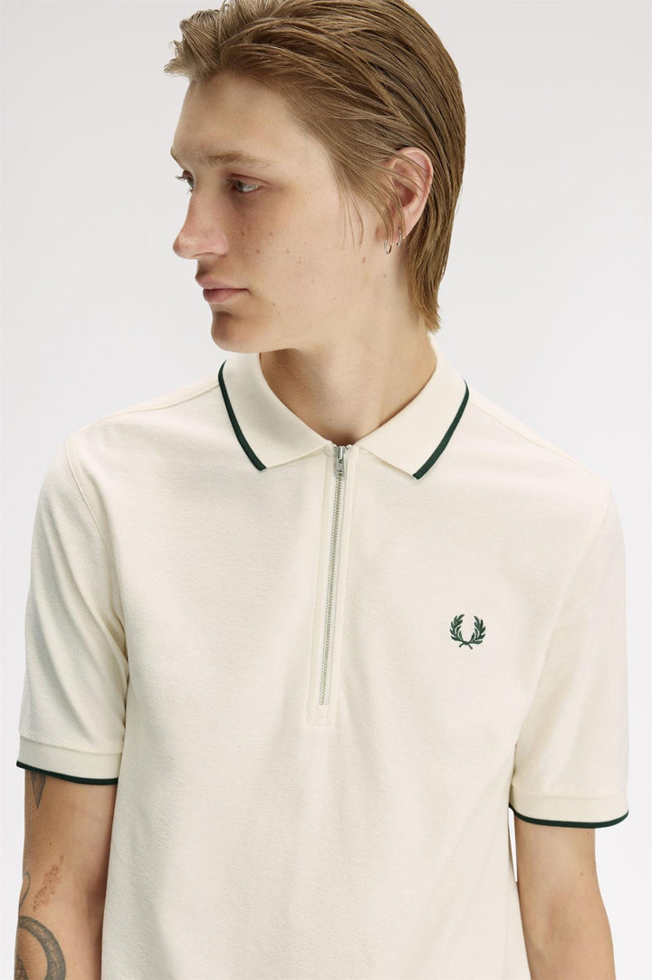 Crepe Pique Polo Shirt