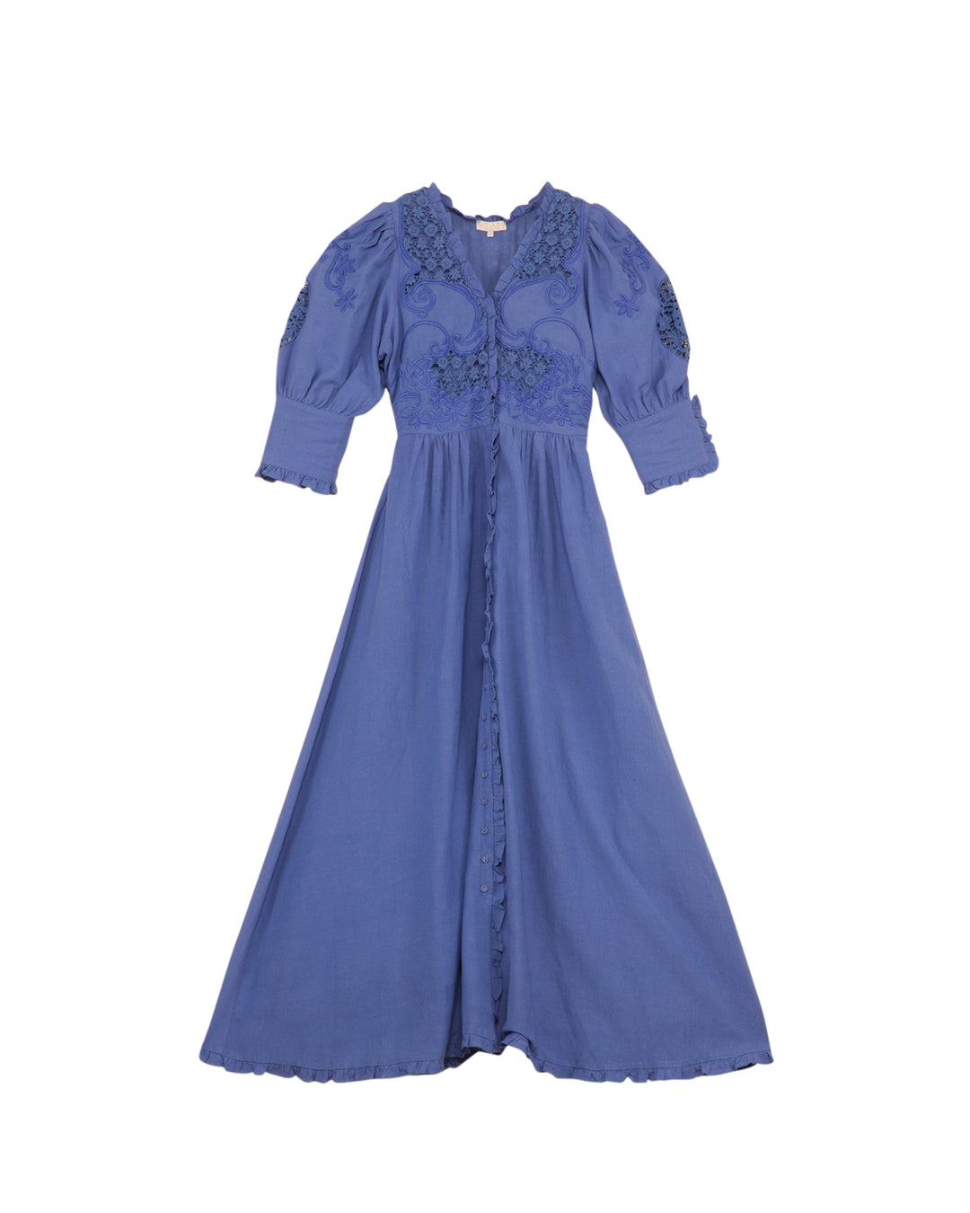 Linen Button-Down Dress