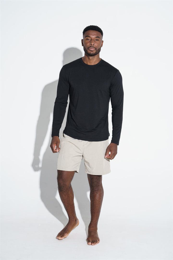 Bamboo/Cotton Crew Long Sleeve