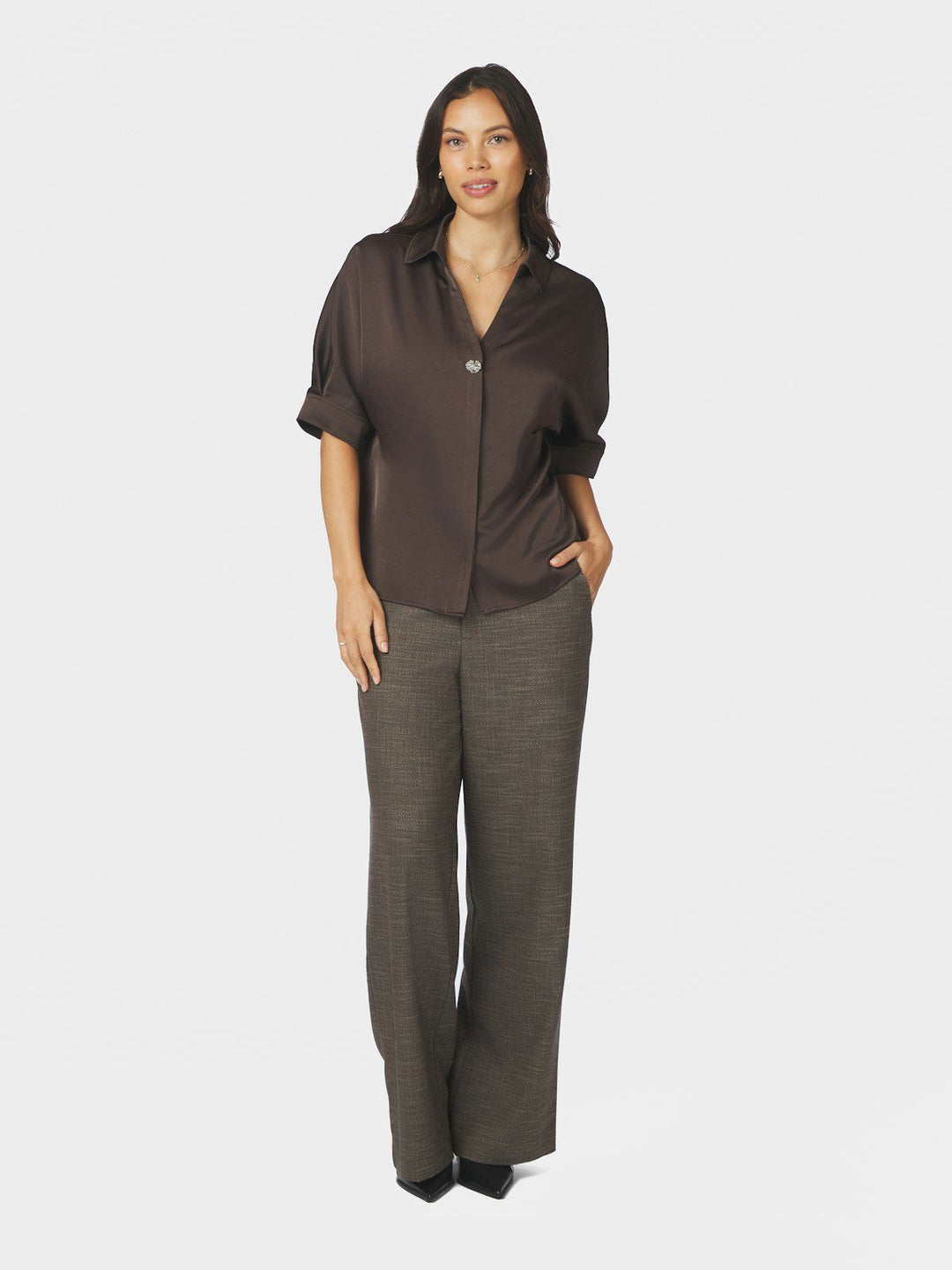 Carm Heavy Sateen Shirt