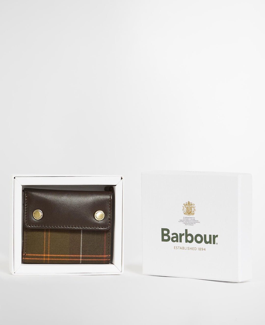 Barbour Benslie Tartan Leather Wallet