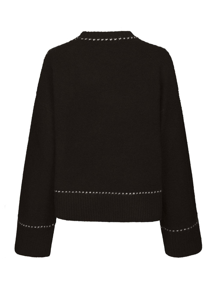 Roeme Knit Stitch Blouse