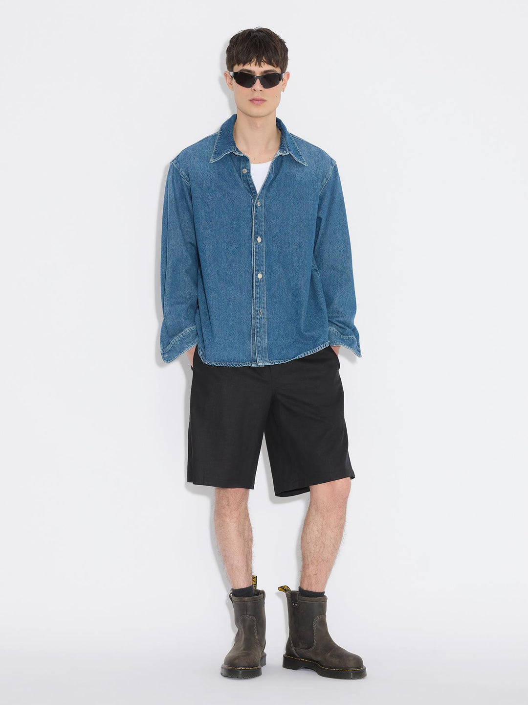 M Relaxed Denim Shirt