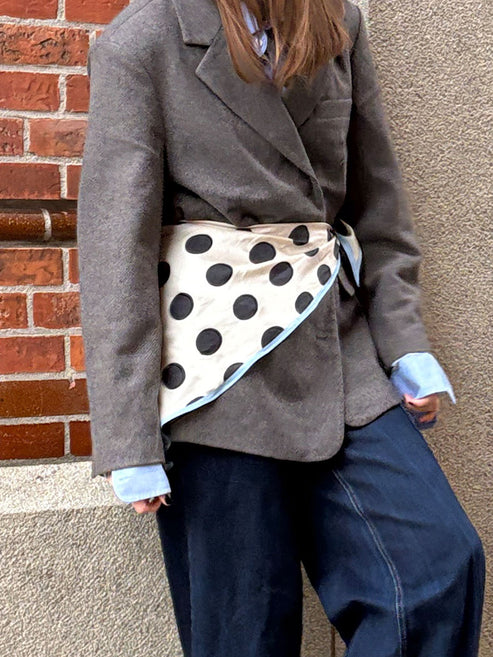 Maxi Polka Triangle Sia Scarf