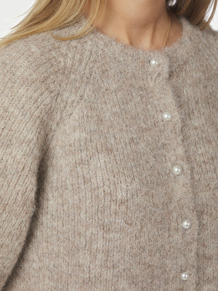 Amaya Fluffy Knit Cardigan