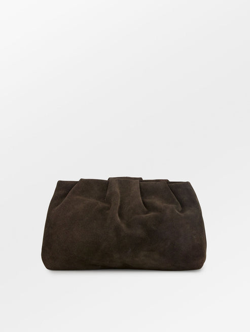 Suede Clutch Bag