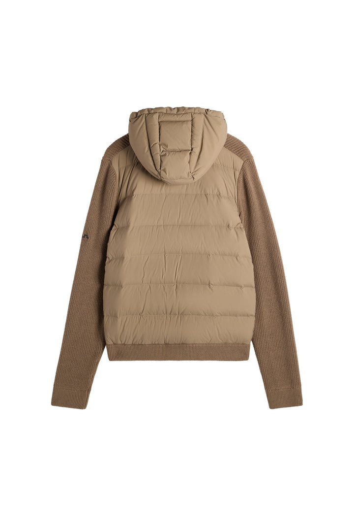 DORIN KNIT HOOD HYBRID JACKET