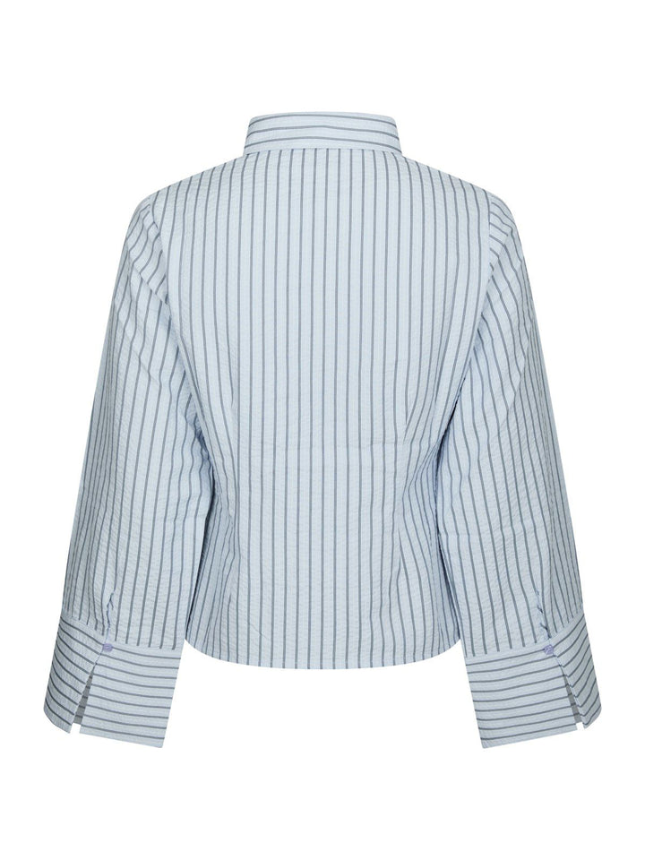 Rosa Striped Crepe Shirt