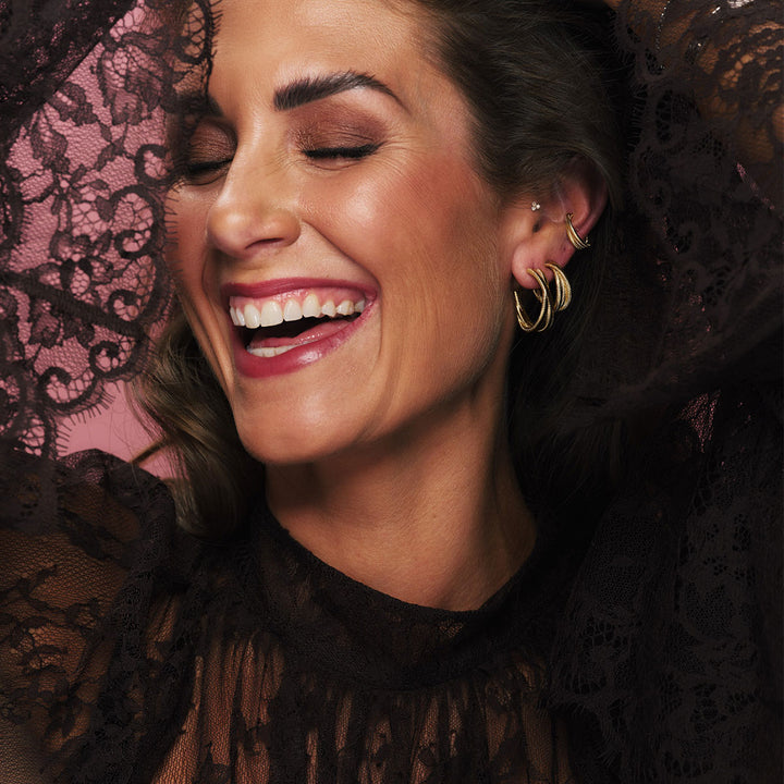 Tone damli - Sweet Fever Gold Hoops