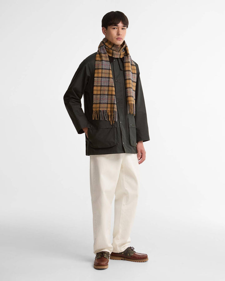 Barbour Tartan Wool Scarf