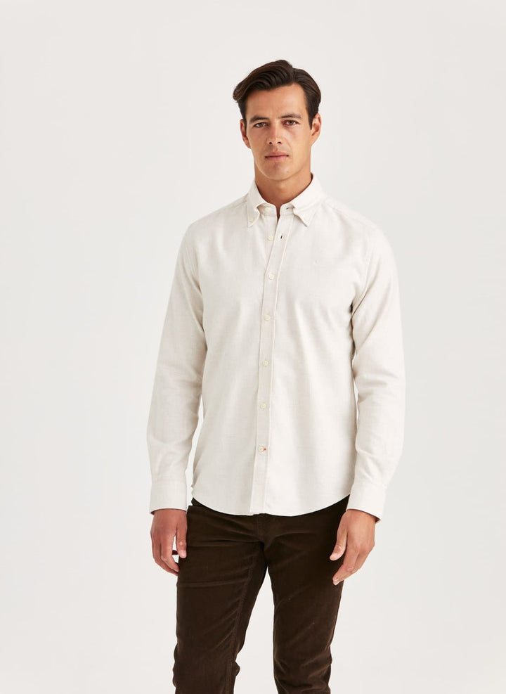 Twill Flannel Shirt - Slim Fit