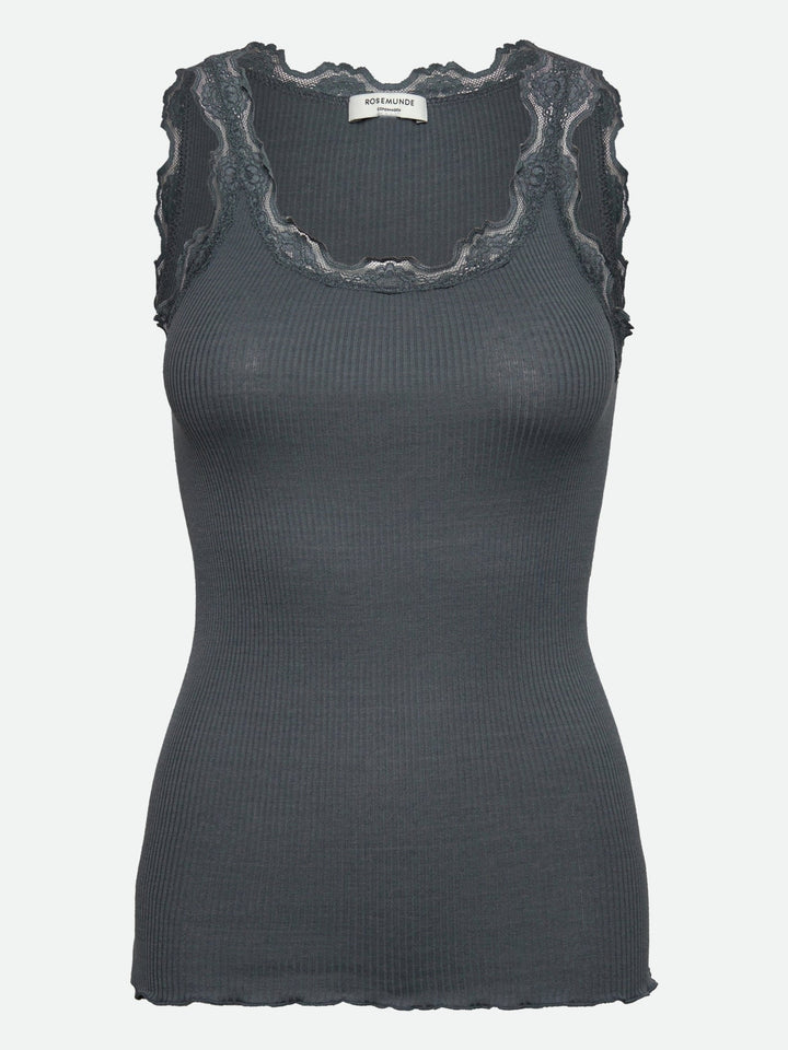 RWBabette Silk SL U-neck Lace Top
