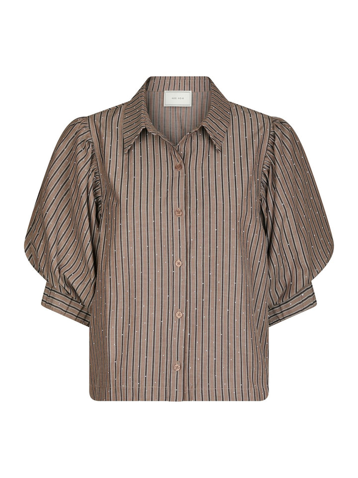 Etta Soft Stripe Stone Shirt