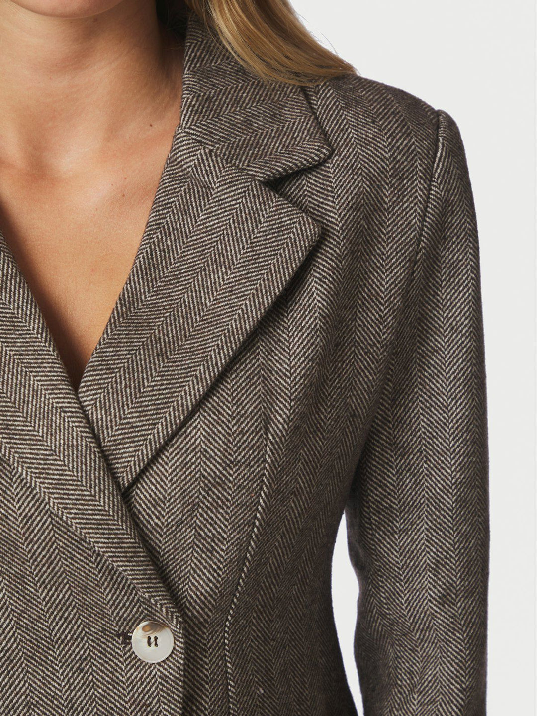 Valia Herringbone S Blazer