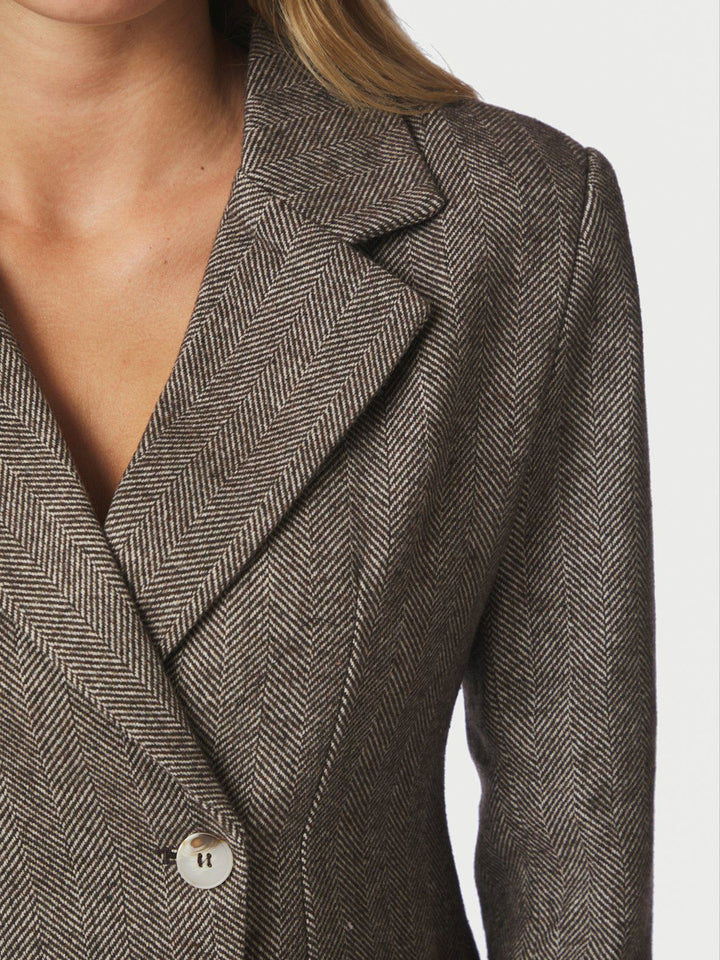 Valia Herringbone S Blazer