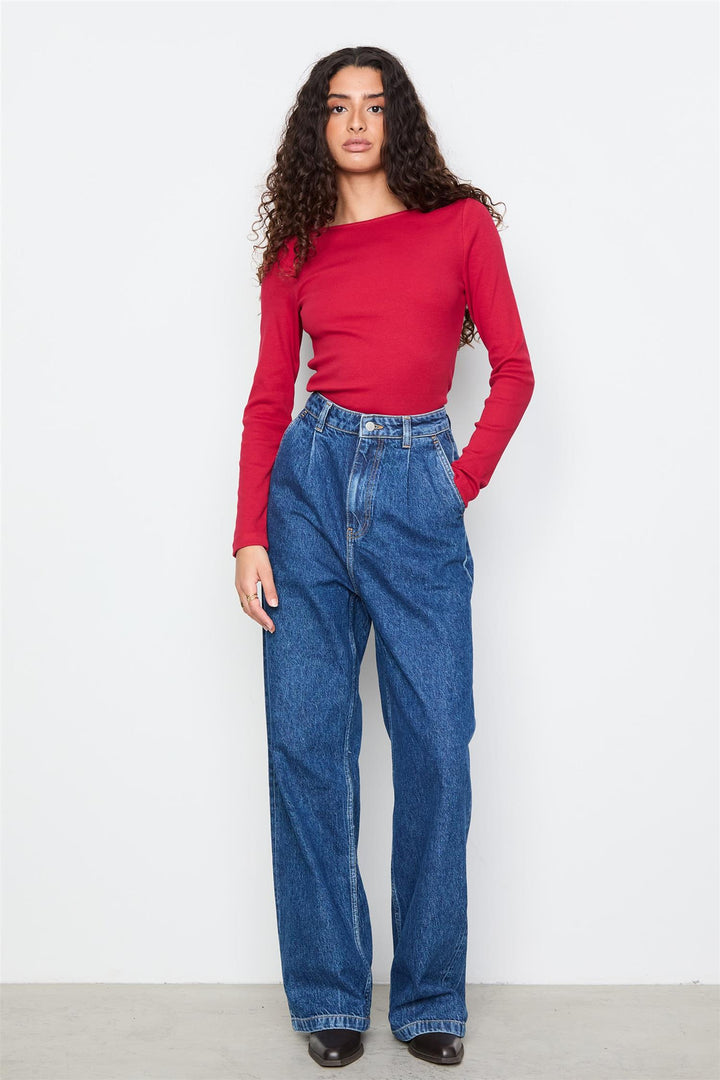 Petronella Rib Boatneck