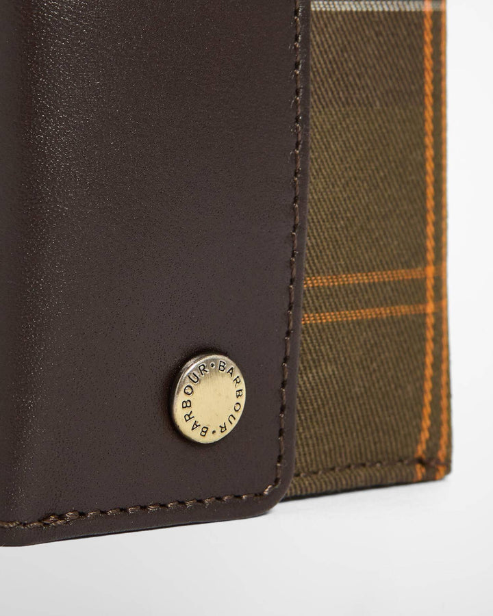 Barbour Benslie Tartan Leather Wallet