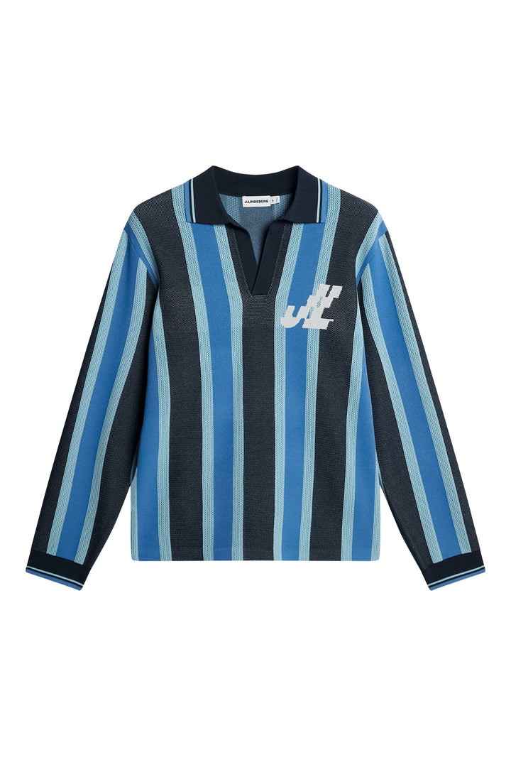 Silas Stripe Polo Knit