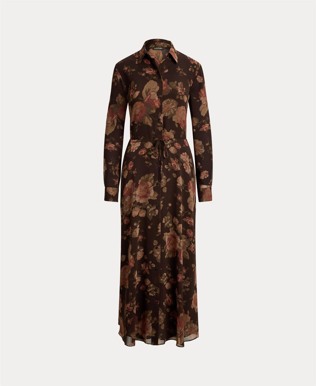 Floral Chiffon Shirtdress