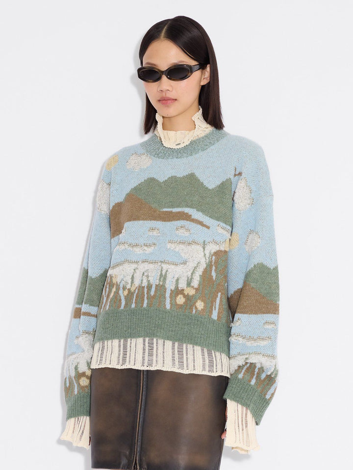 Tine Landscape Crew Neck